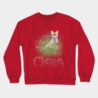 Christine the Cat Crewneck Sweatshirt